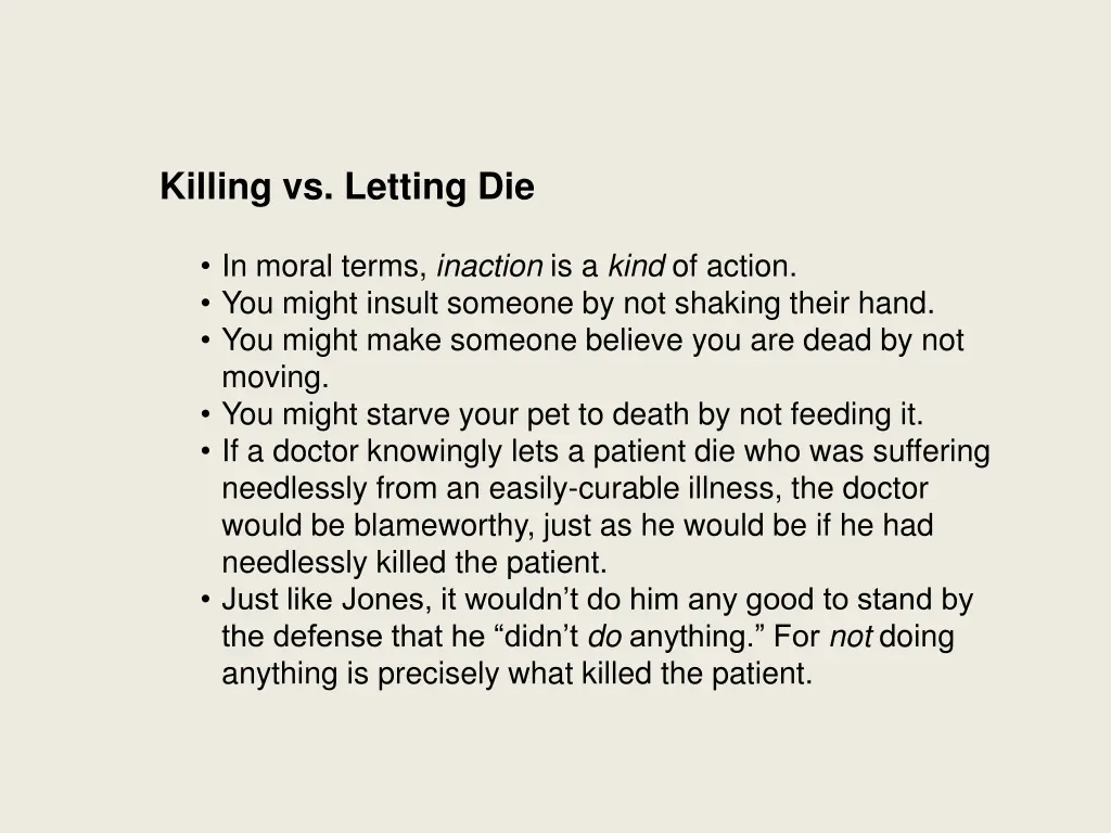 killing vs letting die 3