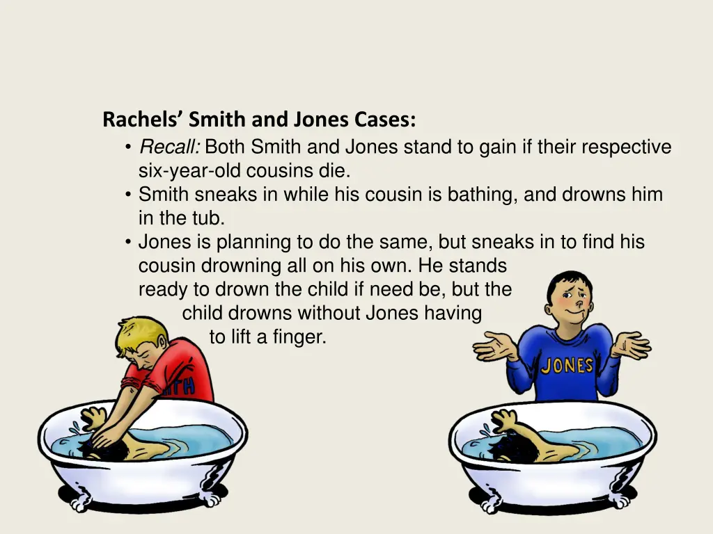 rachels smith and jones cases recall both smith