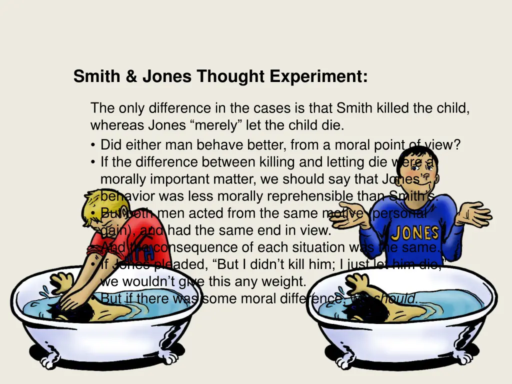 smith jones thought experiment 2