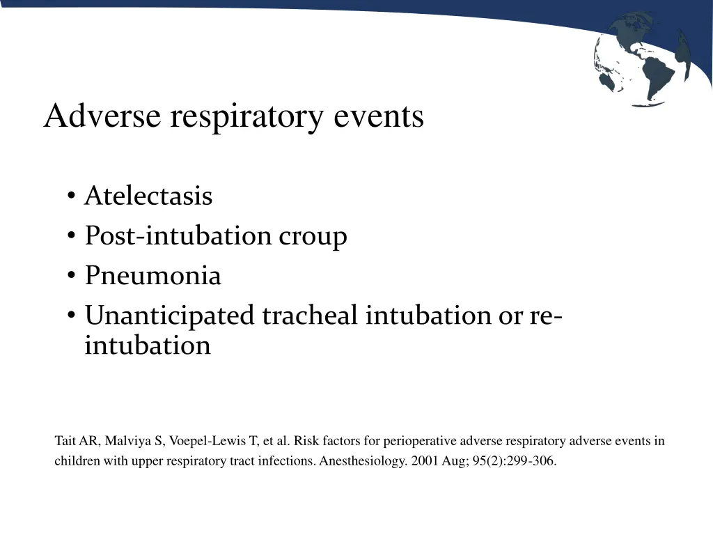 adverse respiratory events 1