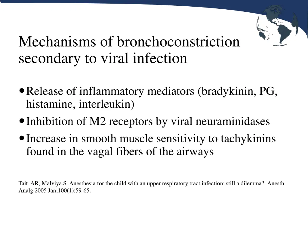 mechanisms of bronchoconstriction secondary