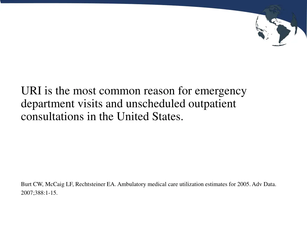 uri is the most common reason for emergency