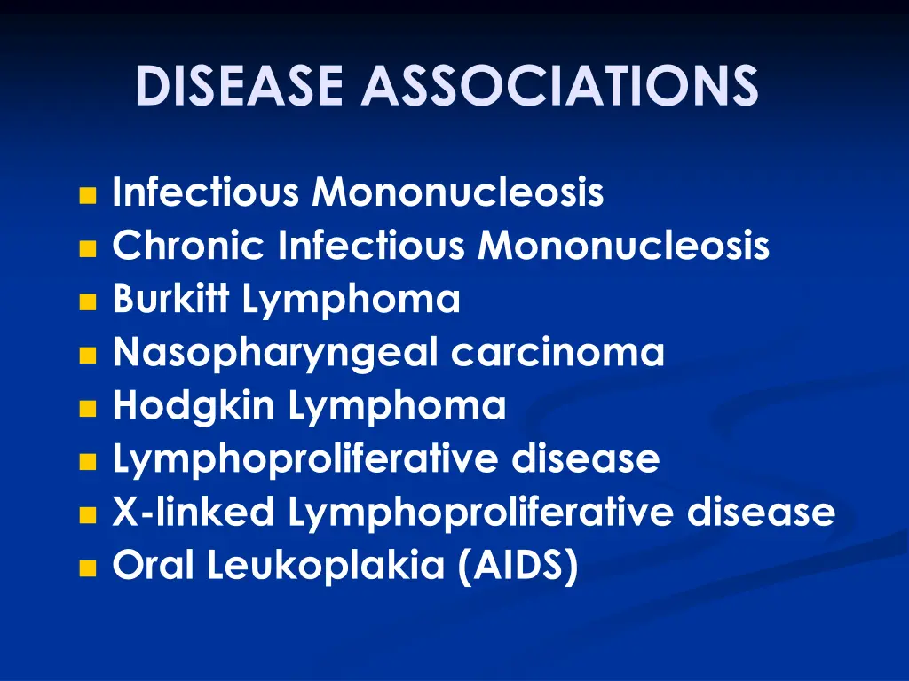 disease associations