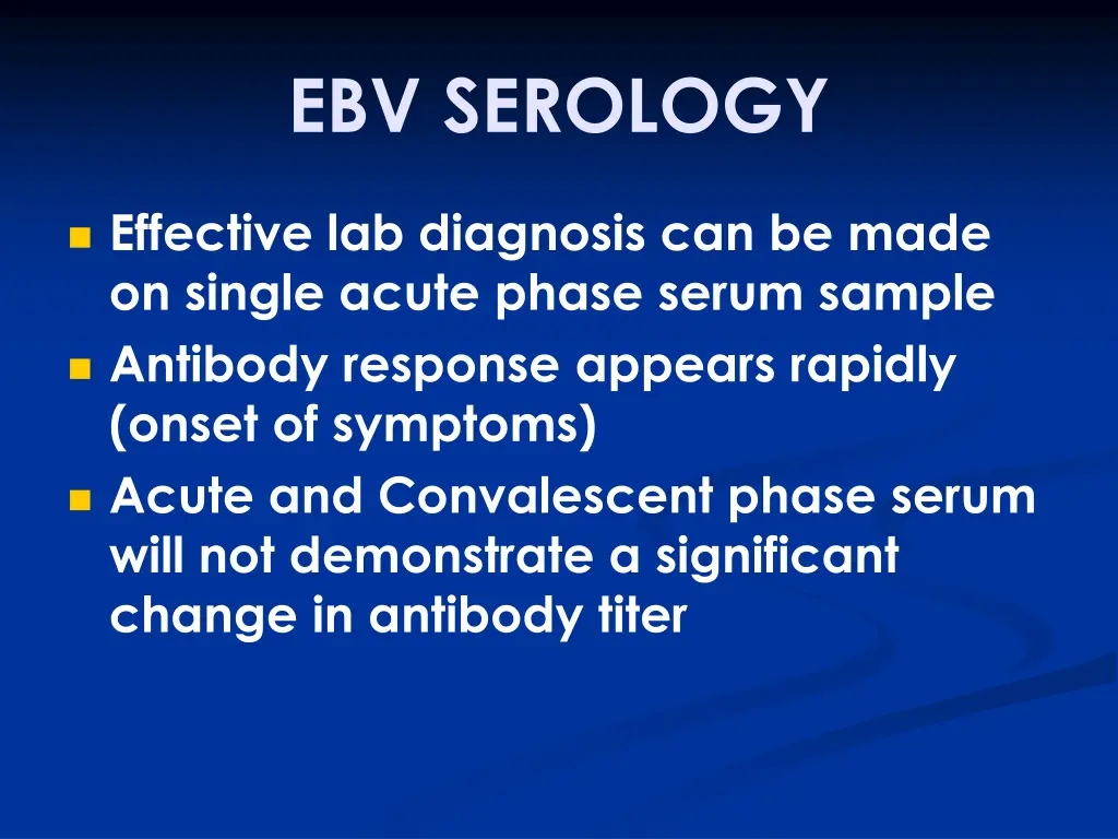 ebv serology 2