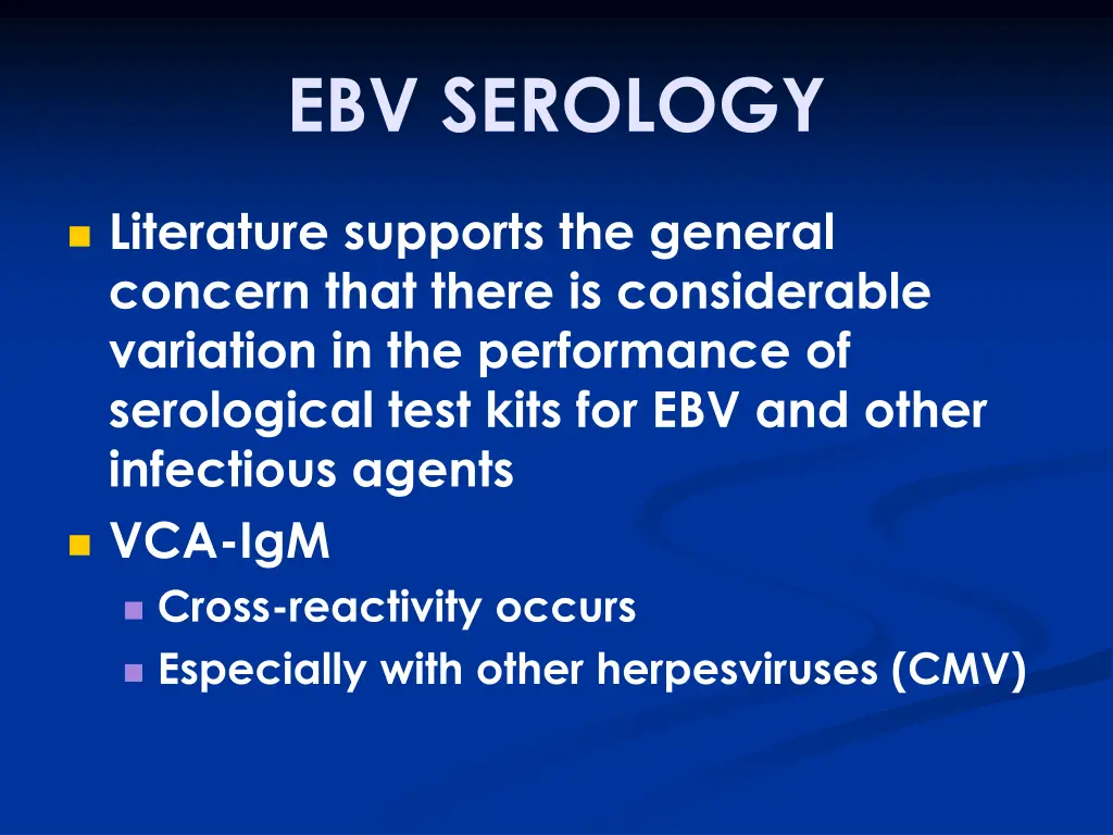 ebv serology 3