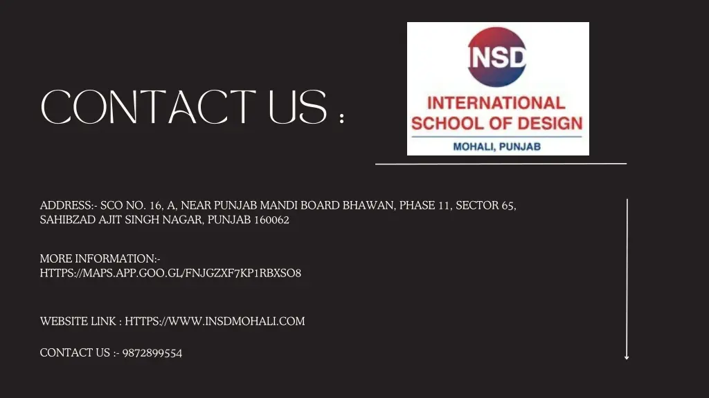 contact us