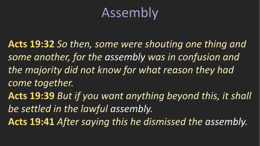 assembly