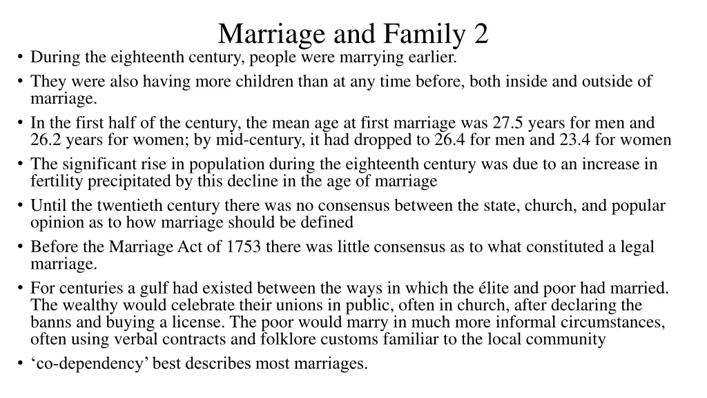 marriage and family 2