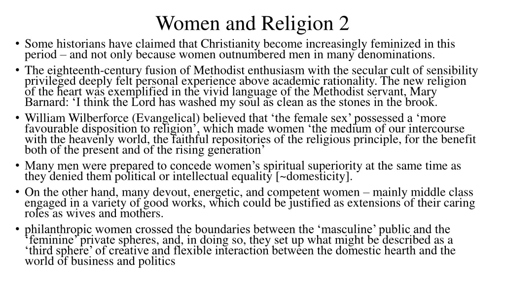 women and religion 2