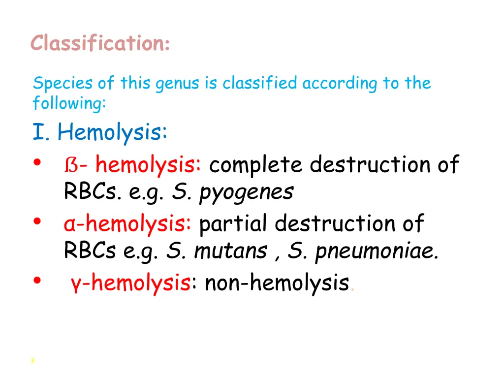 classification