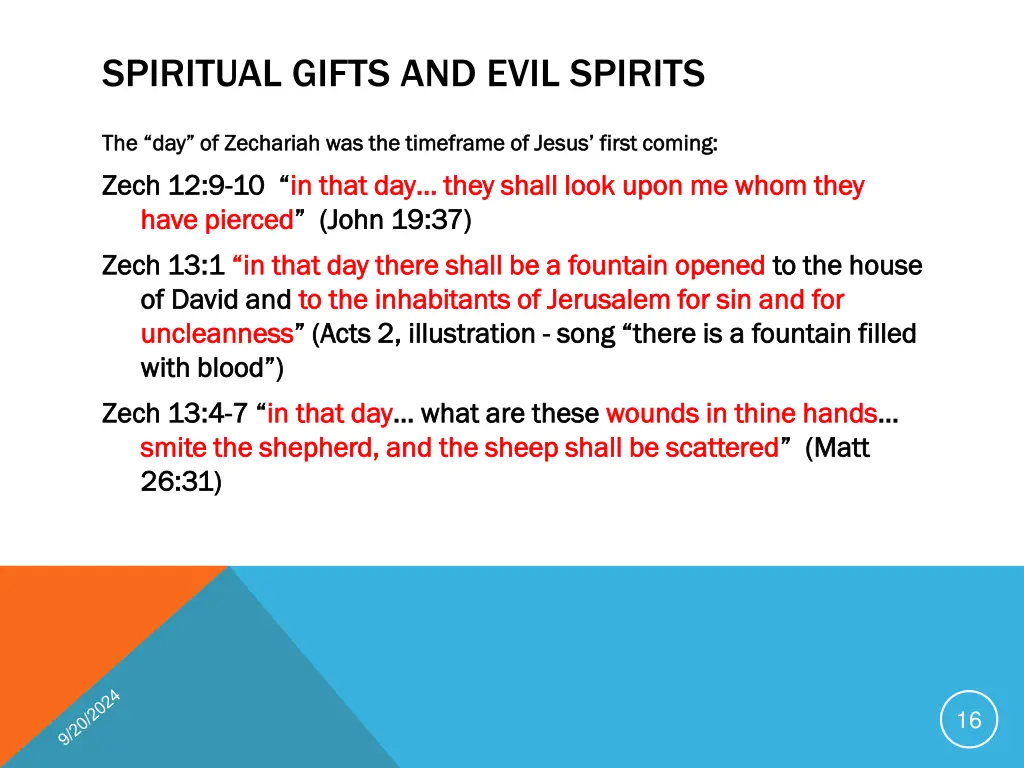 spiritual gifts and evil spirits 3