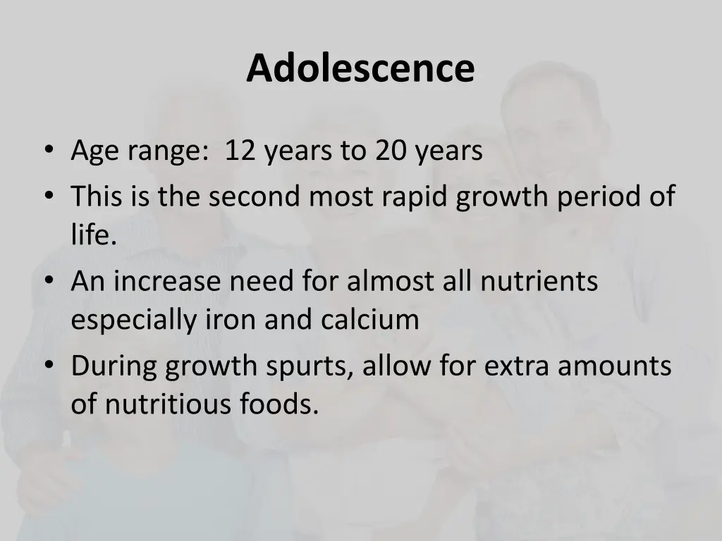 adolescence