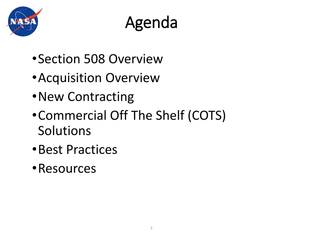 agenda agenda