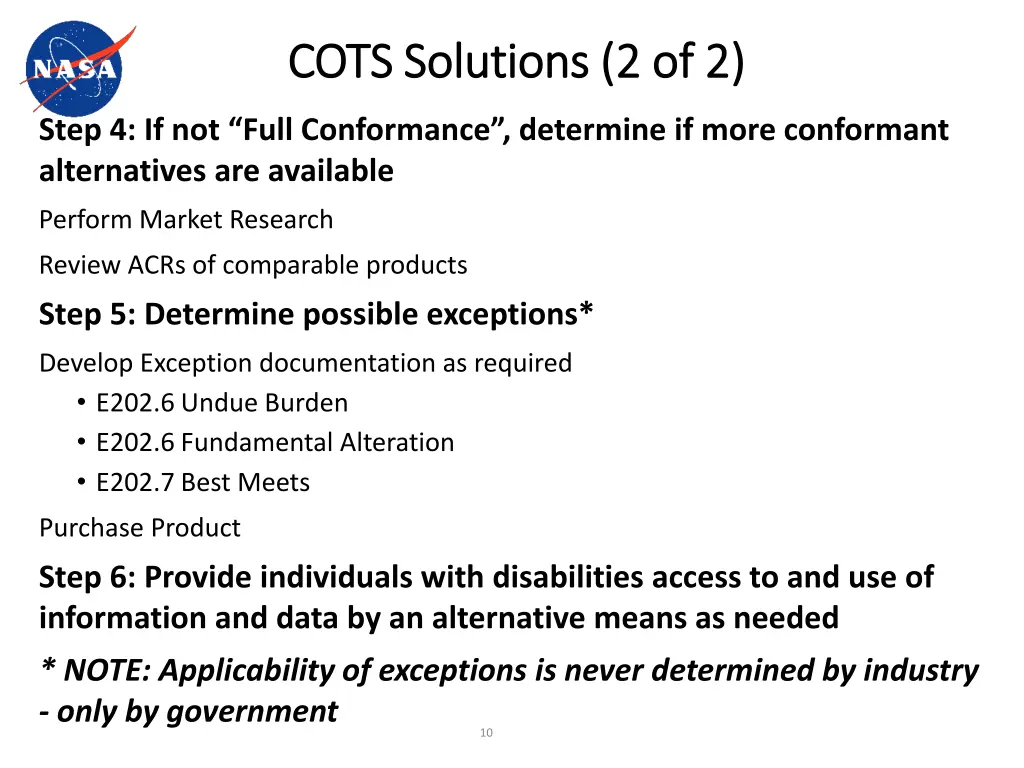 cots solutions 2 of 2 cots solutions 2 of 2