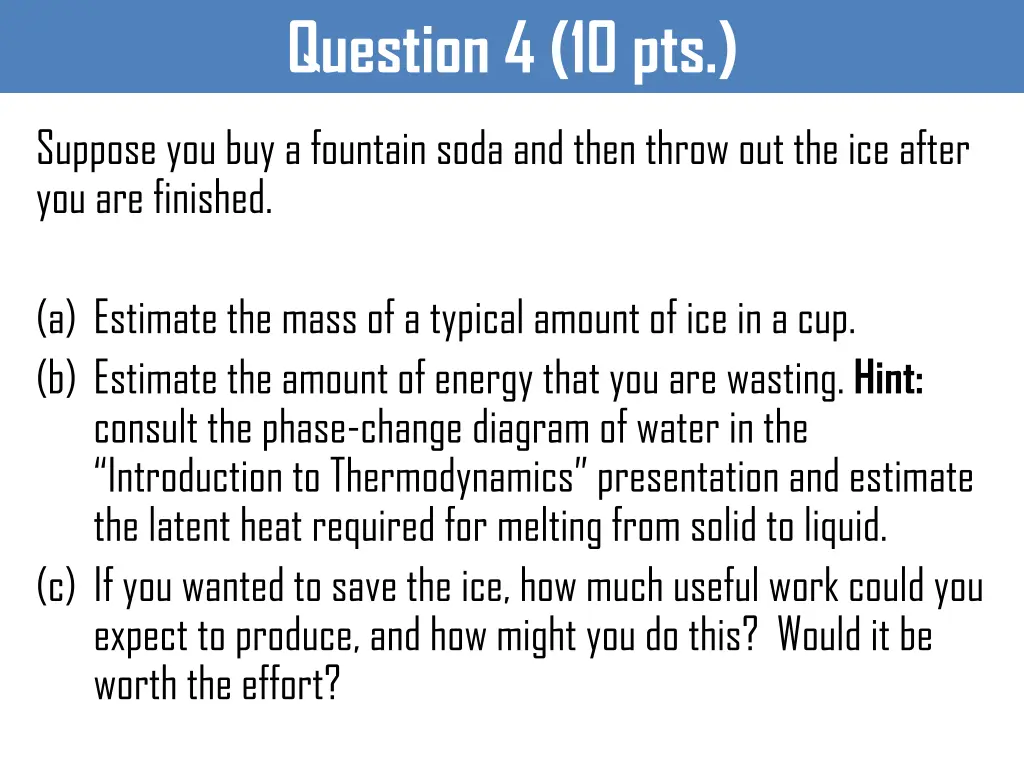 question 4 10 pts