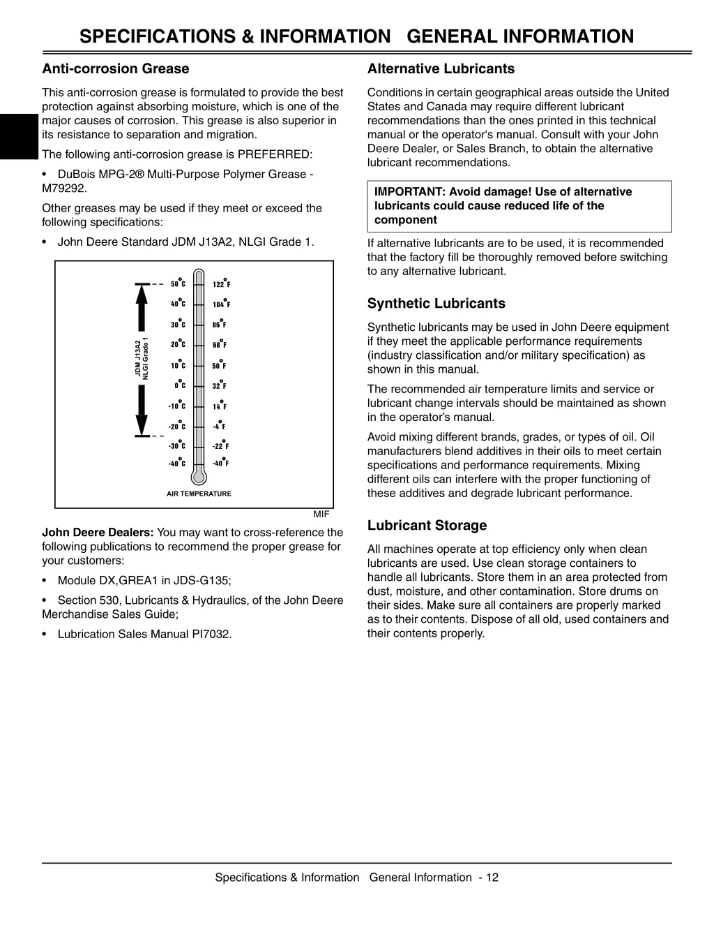 specifications information general information 2