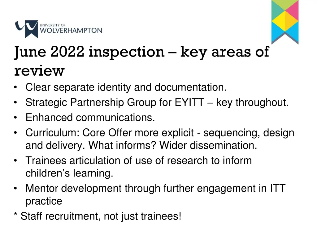 june 2022 inspection key areas of review clear