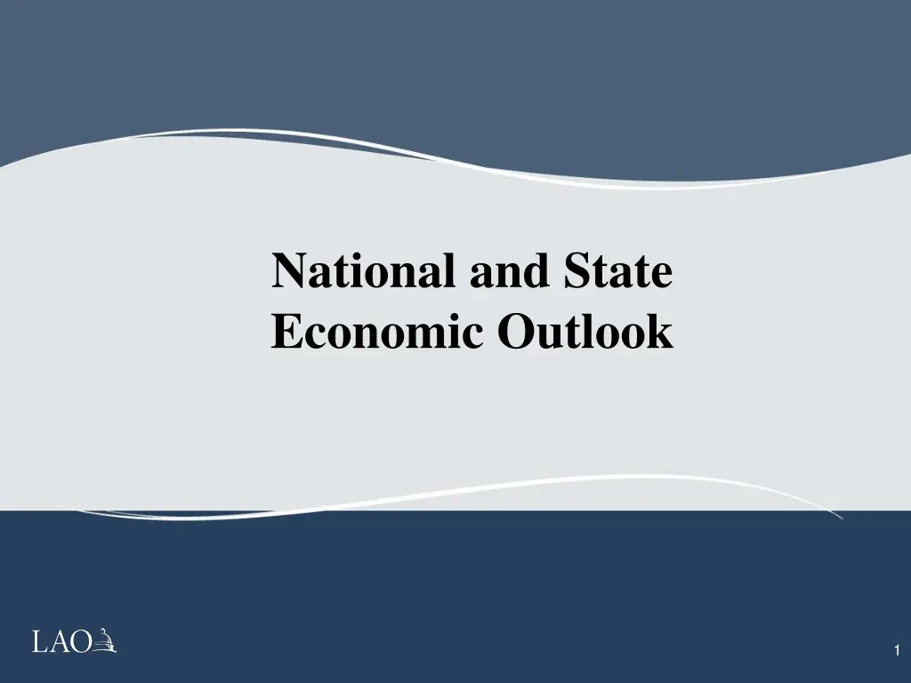 national and state economic outlook