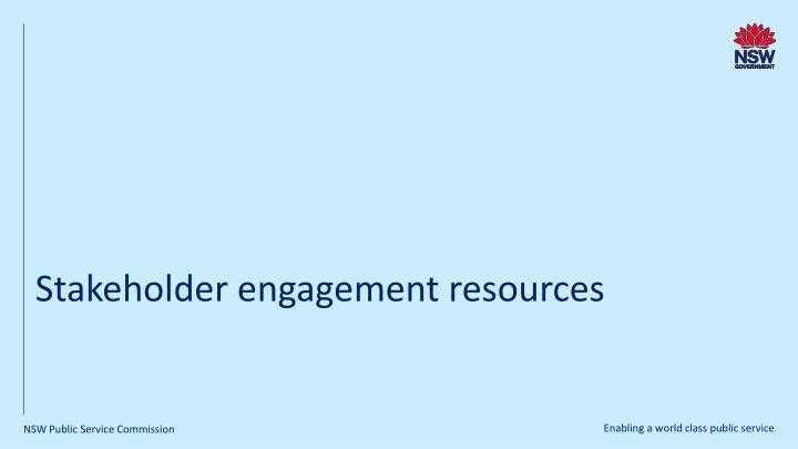 stakeholder engagement resources