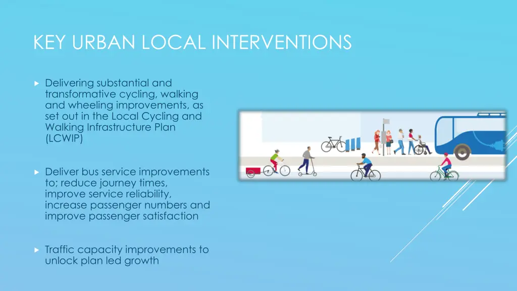 key urban local interventions