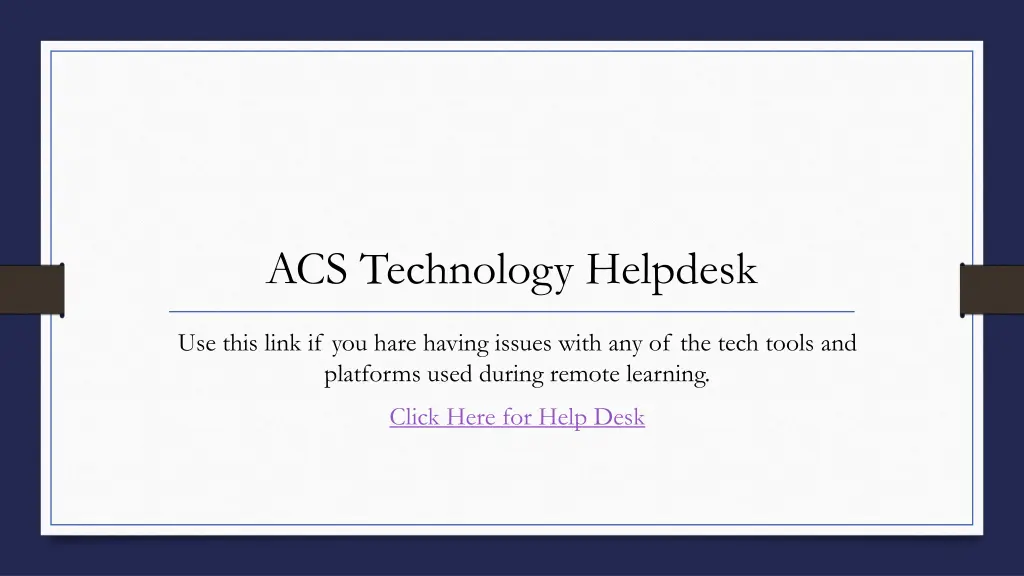 acs technology helpdesk