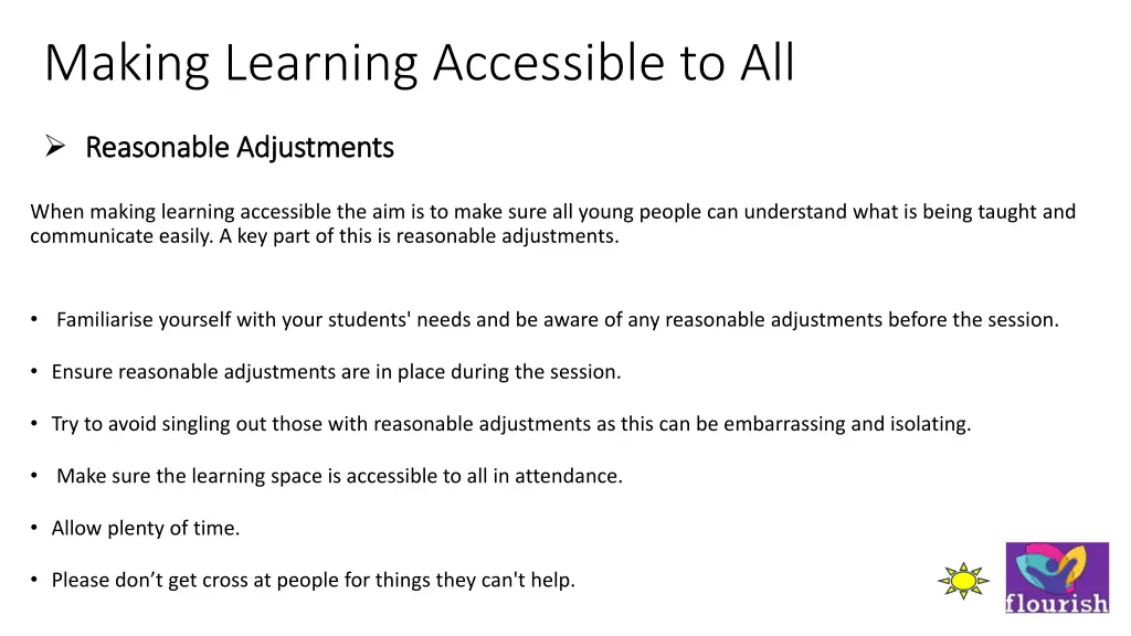 making learning accessible to all 1