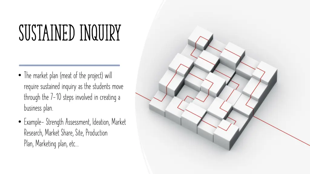 sustained inquiry