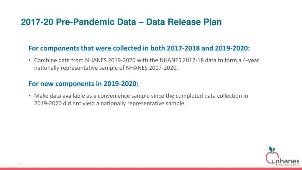 2017 20 pre pandemic data data release plan 1