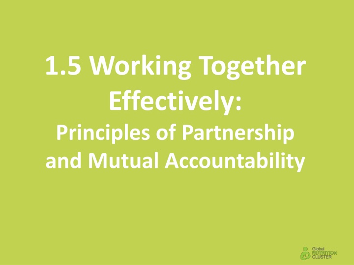 1 5 working together effectively principles