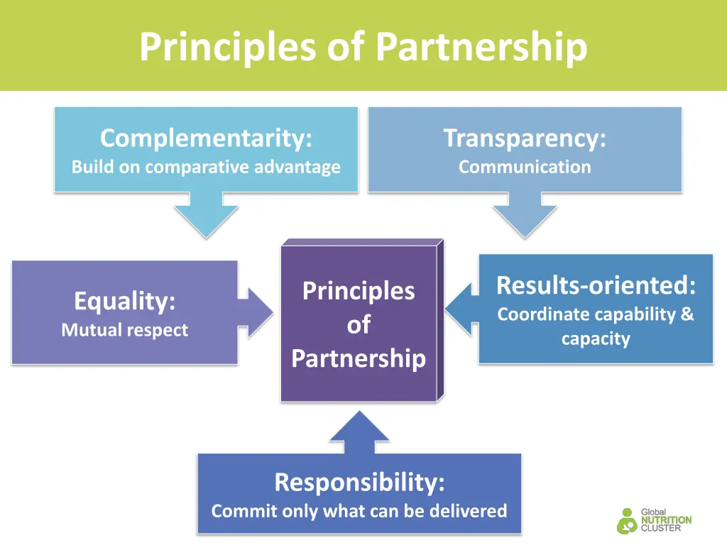 principles of partnership