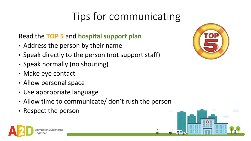 tips for communicating