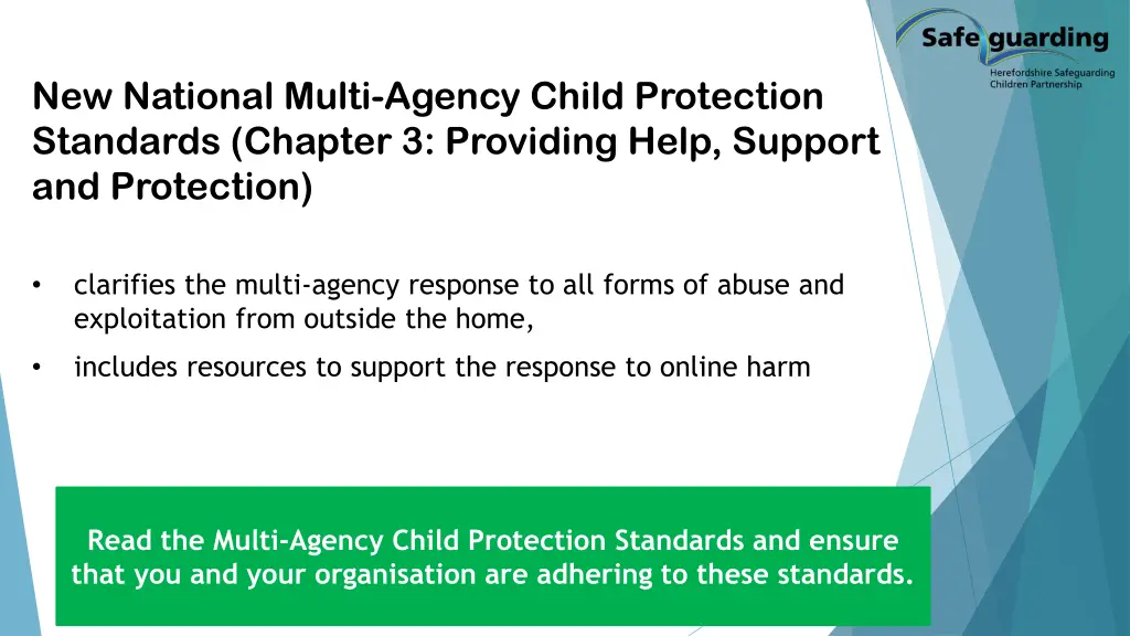 new national multi agency child protection