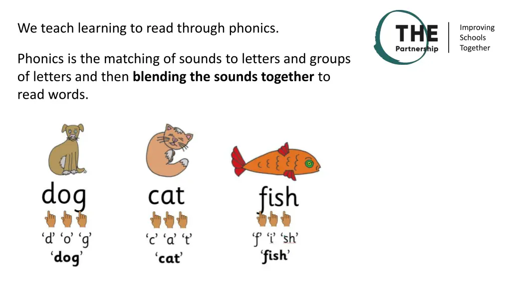 we teach learning to read through phonics