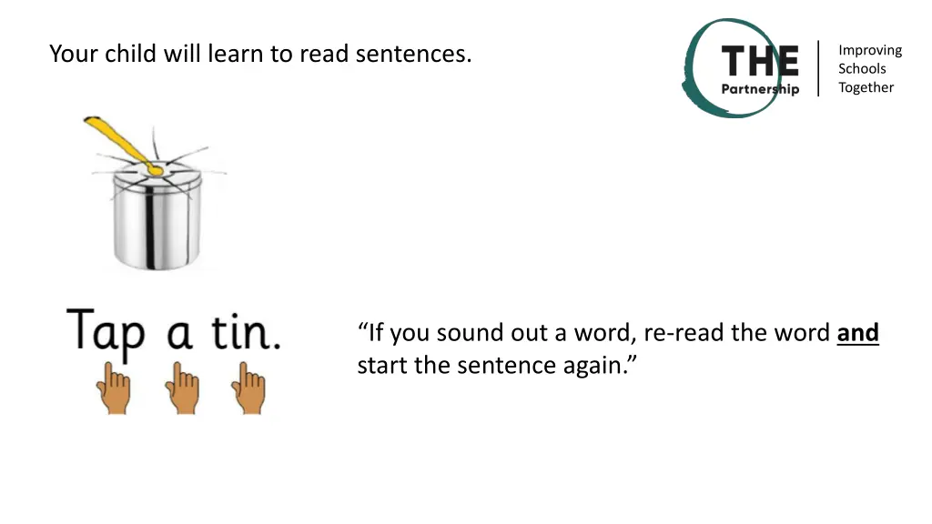 your child will learn to read sentences