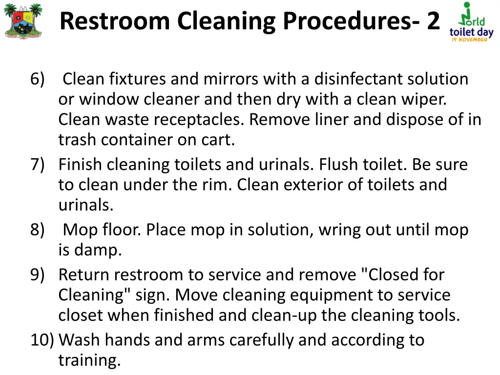 restroom cleaning procedures 2