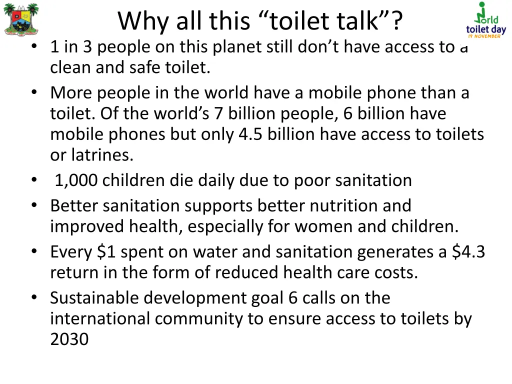 why all this toilet talk 1 in 3 people on this