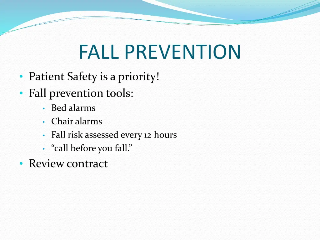 fall prevention