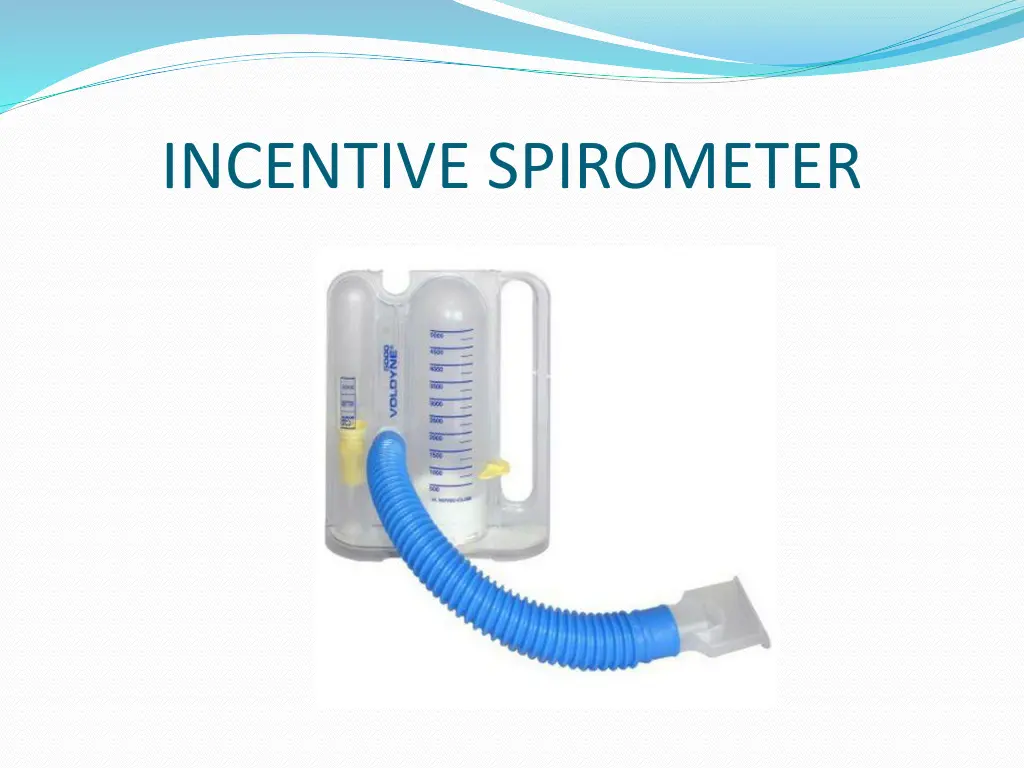 incentive spirometer