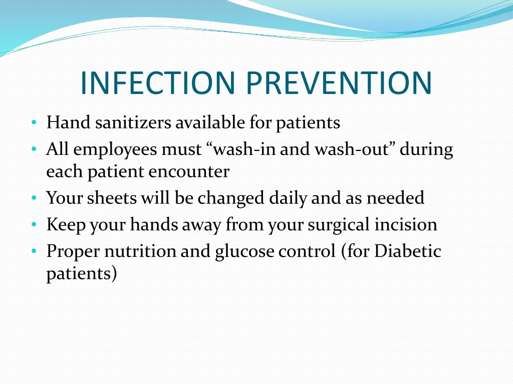 infection prevention