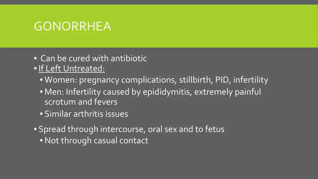 gonorrhea 1