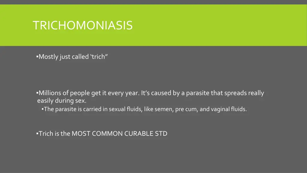 trichomoniasis