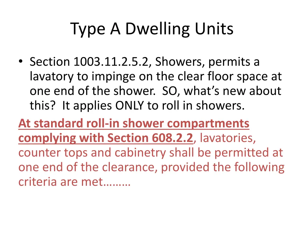 type a dwelling units 2