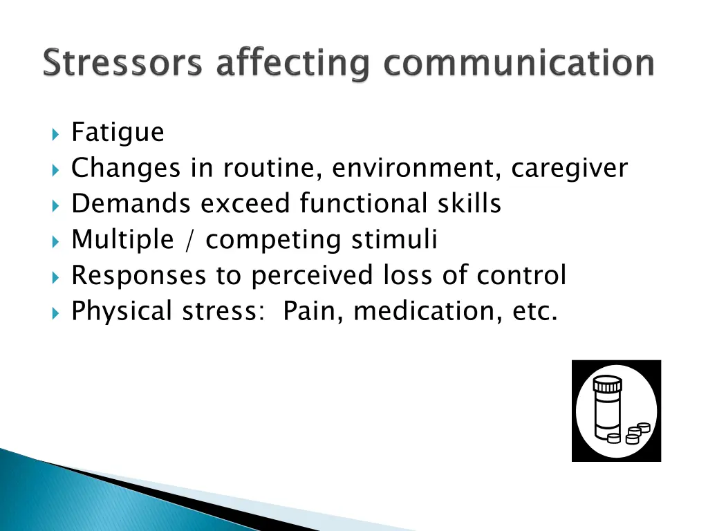 fatigue changes in routine environment caregiver