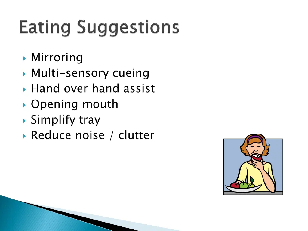 mirroring multi sensory cueing hand over hand