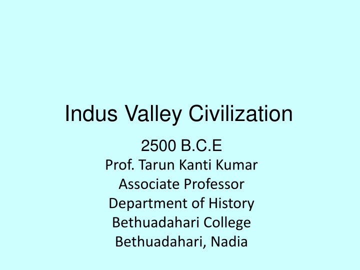 indus valley civilization