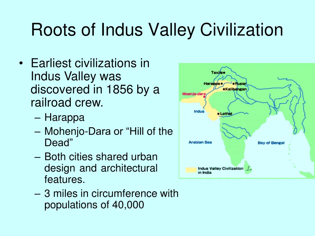 roots of indus valley civilization