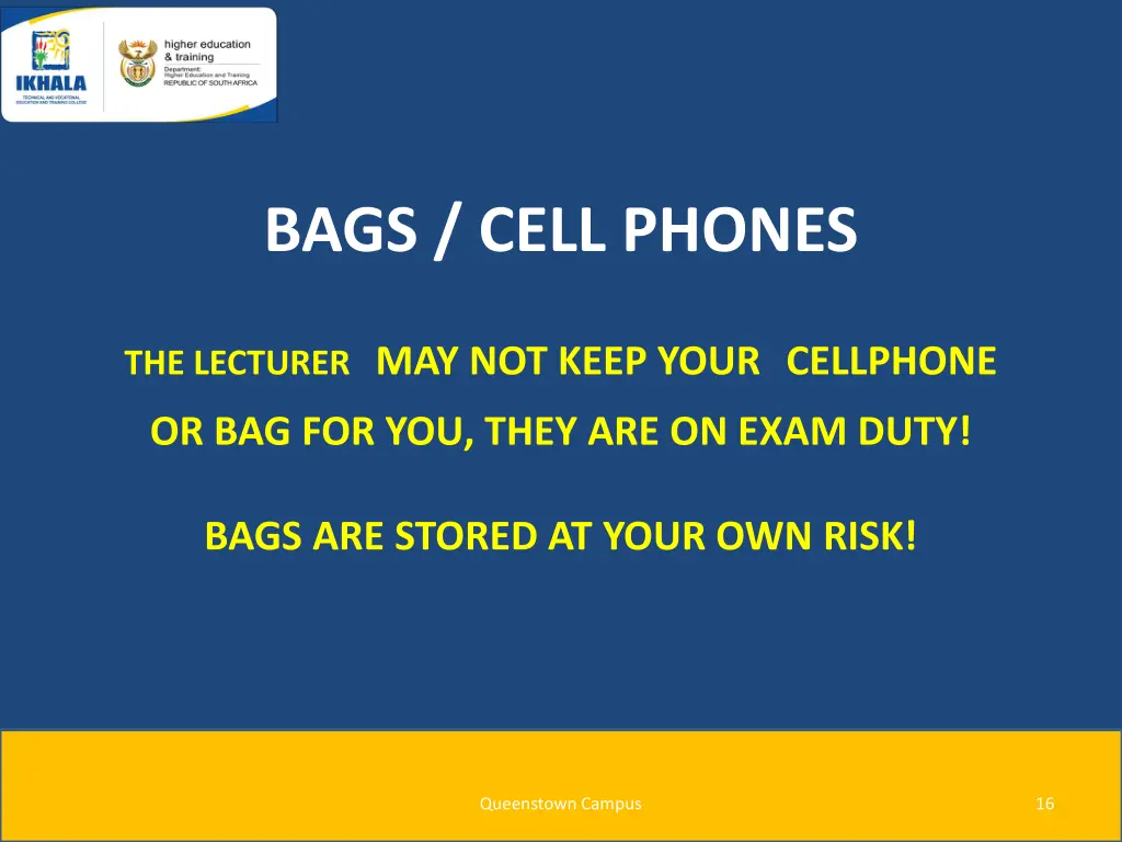 bags cell phones