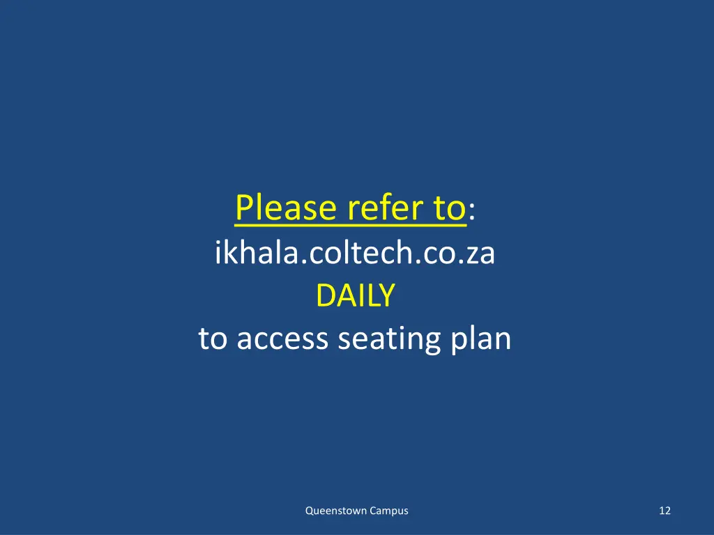 please refer to ikhala coltech co za daily