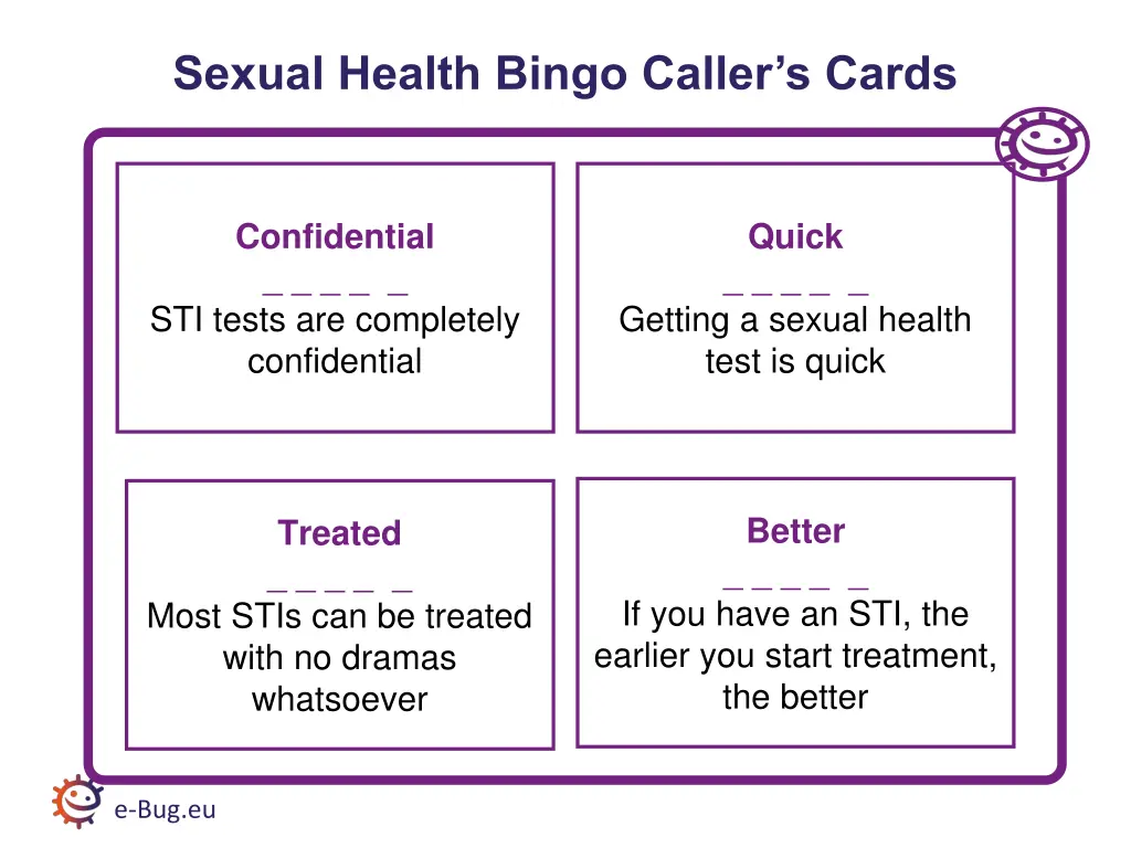 sexual health bingo caller s cards 3