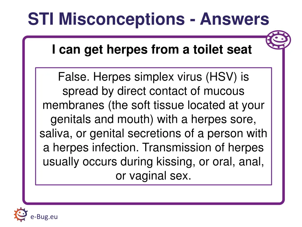 sti misconceptions answers 1